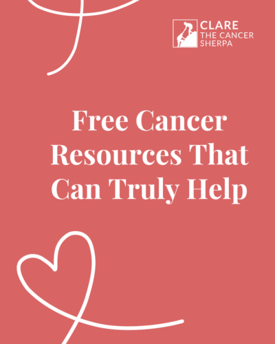 Free Resources that can truly help cancer patients and survivors